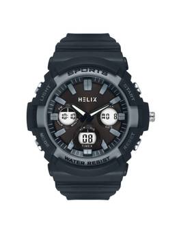 Helix - Men Black Strap Analog + Digital Watch TWESK4500T (M)