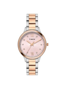Timex - Trendline Round 21mm Pink Dial Analog Women Watch - TWTL12114