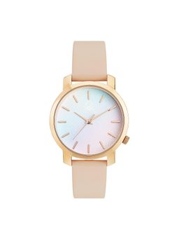United Colors of Benetton - Women Beige Strap Analog Watch Uwucl0707 (M)