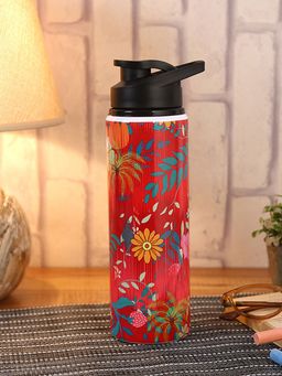 PENTADECO - Attractive Colourful Floral Printed Sports Water Bottle 750 Ml