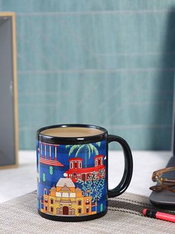 PENTADECO - Coffee Mug Beautiful Print with Black Background