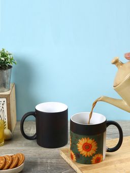 PENTADECO - Beautiful Sunflower Print Magic Mug