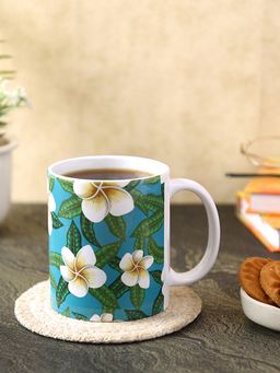 PENTADECO - Coffee & Tea Mug with Flower Print
