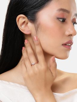 LuxeVogue - Rhodium Plated 925 Sterling Silver Snowflake Stud Earrings