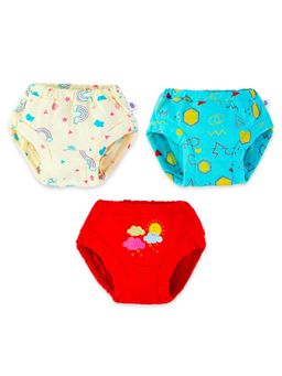 Superbottoms - Basic Unisex Briefs for Kids - Multi-Color (Pack of 3)
