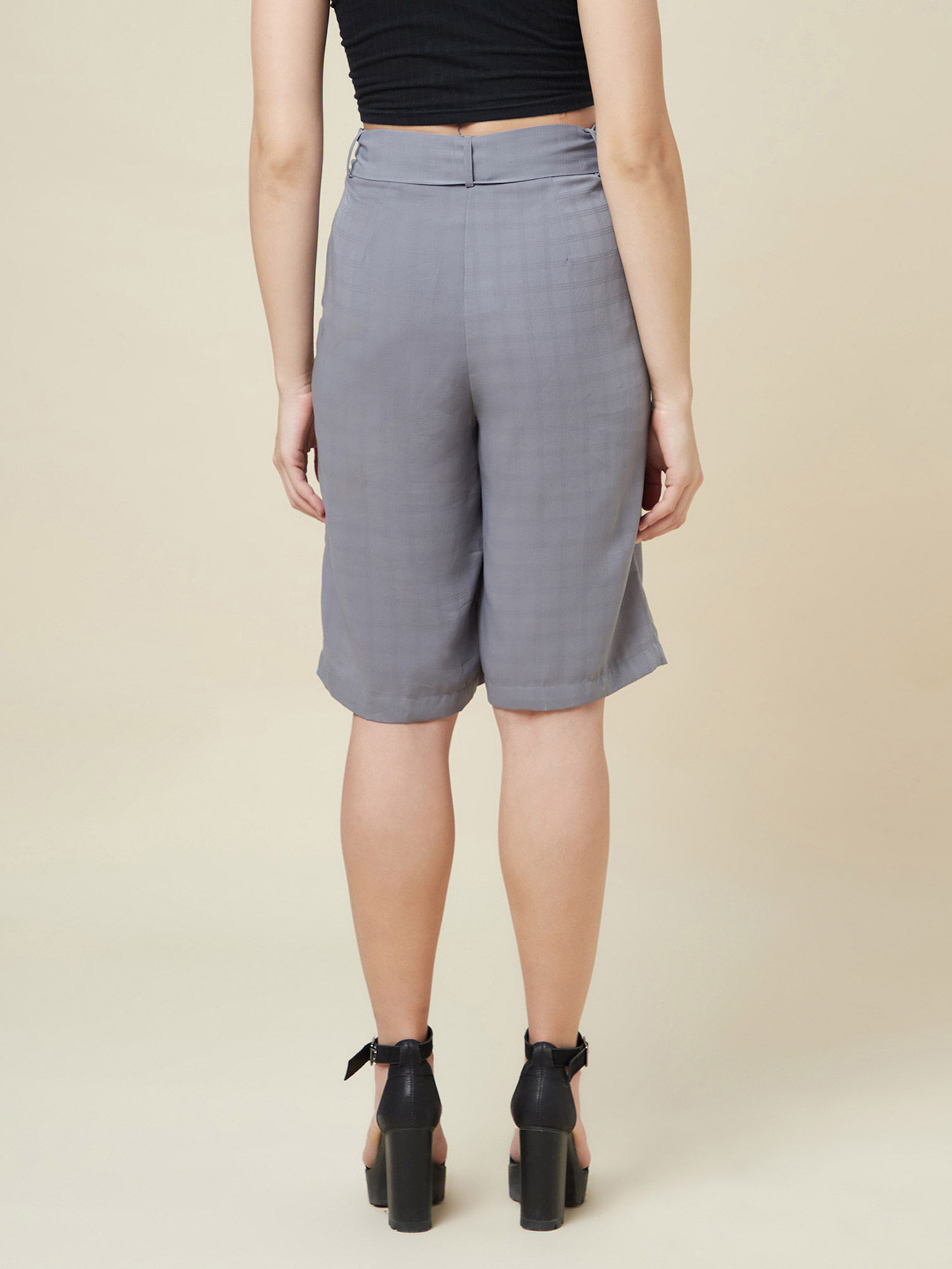 Buy ENZEO Boyfriend Grey Knee Length 
