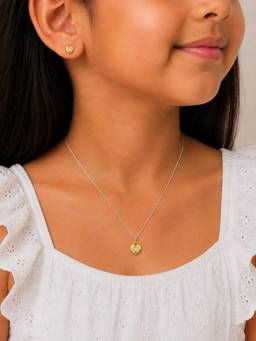 RUHA JEWELS - Golden Bloom Pendant Set