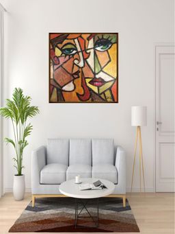 The Art House - Abstract Painting (30X30 Inches)