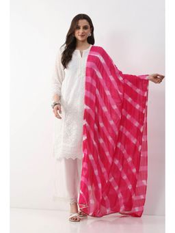 Biba - Pink Printed Dupatta