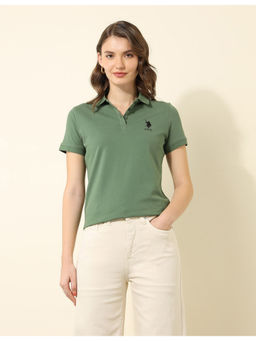 U.S. POLO ASSN. - Regular Fit Solid Polo T-Shirt