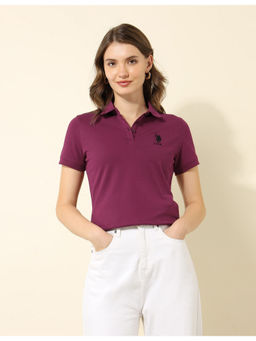 U.S. POLO ASSN. - Regular Fit Solid Polo T-Shirt