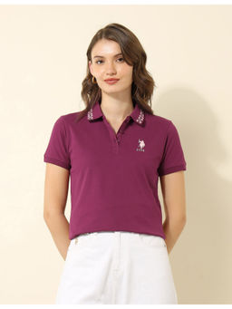 U.S. POLO ASSN. - Regular Fit Solid Polo T-Shirt