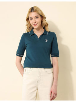 U.S. POLO ASSN. - Regular Fit Solid Polo T-Shirt