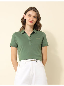 U.S. POLO ASSN. - Regular Fit Solid Polo T-Shirt