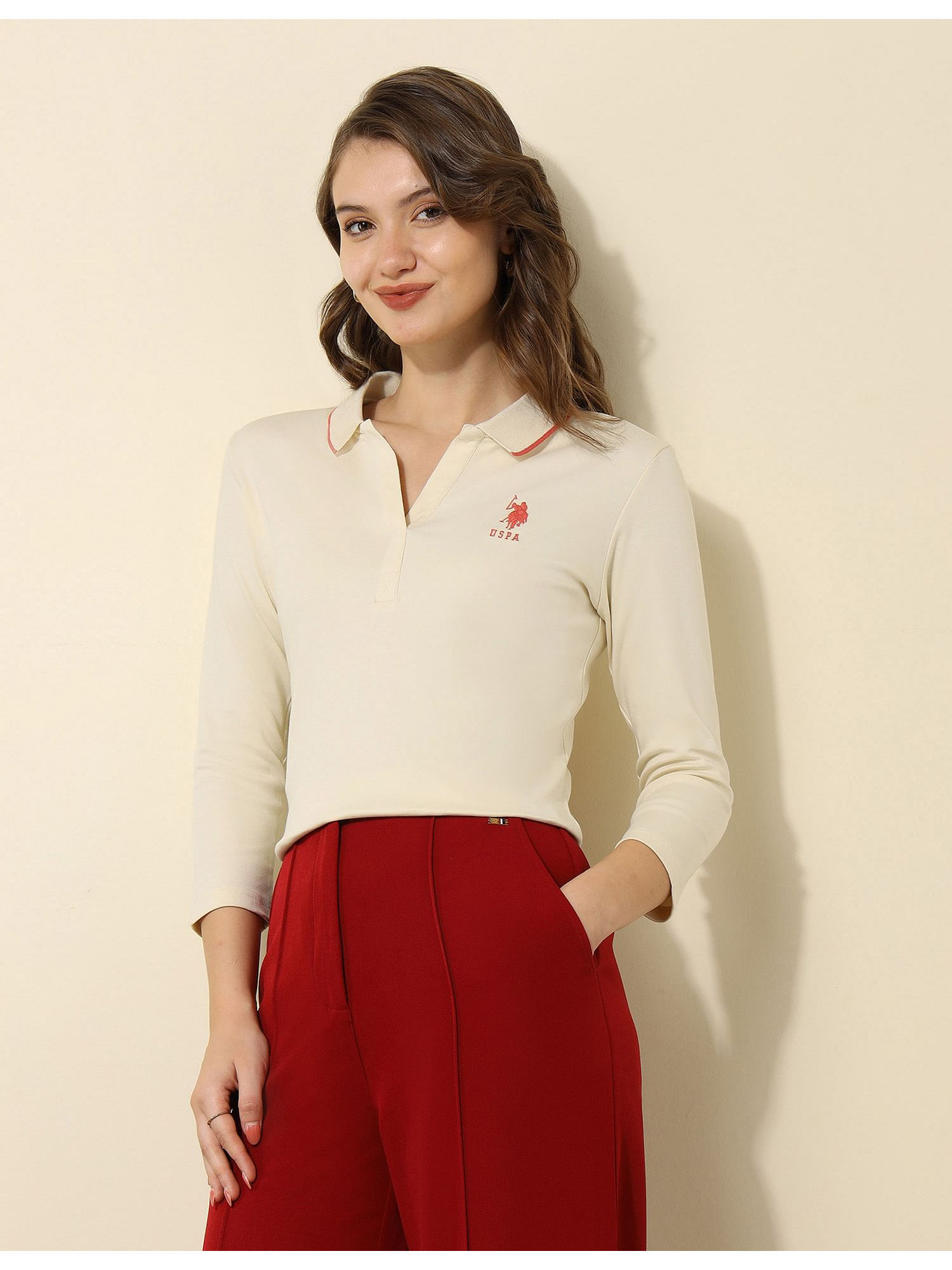 Tipped Collar Regular Fit Polo T-Shirt-picture-32
