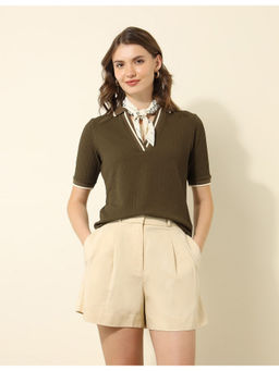 U.S. POLO ASSN. - Regular Fit Textured Polo T-Shirt