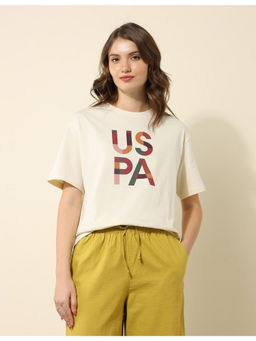 U.S. POLO ASSN. - Boyfriend Fit Brand Printed T-Shirt