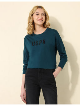 U.S. POLO ASSN. - Oversized Fit Brand Printed T-Shirt