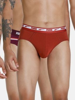Puma - Stretch Stripe Briefs-Multi-Color (Pack of 2)