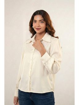 All Eyes On You - Aeoy White Pearl Shirt