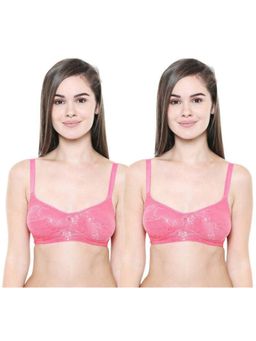 Bodycare - Pack of 2 Perfect Coverage Bra In Coral Colour