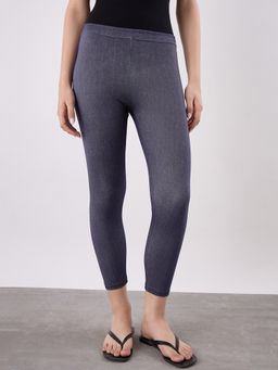 COLOR CAPITAL - Blue Solid Skinny Leggings