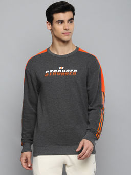 Alcis - Men Dark Grey Sweatshirt
