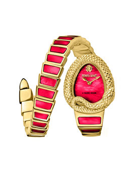 Roberto Cavalli by Frank Muller - Women Red Dial Analog Watch-RV1L141M0141 (M)