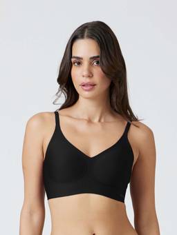 B'There - Womens Premium Full Coverage Seamless Bra - Black