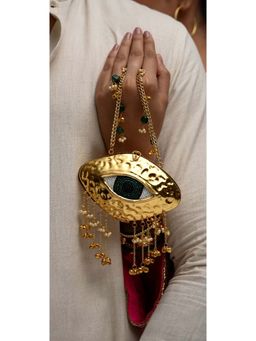 DaMAK - Gold Evil Eye Handbag
