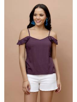 PURYS - Shoulder Straps Purple Top