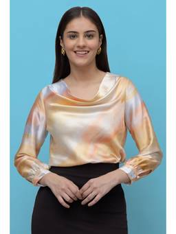 PURYS - Cowl Neck Top