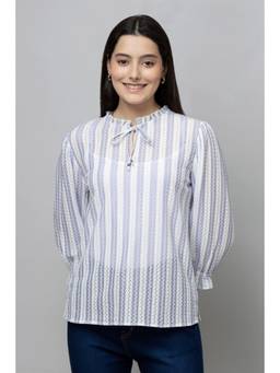PURYS - Full Sleeve Textured Top