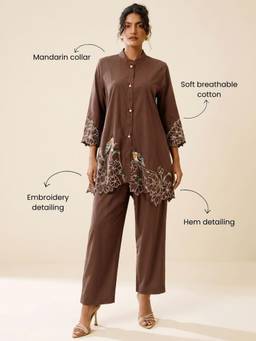 ZUMMER - Embroidered Co-Ord Set