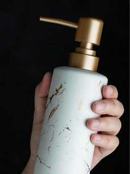 Nestasia - Ceramic Shampoo Dispenser Bottle 250ml (White)