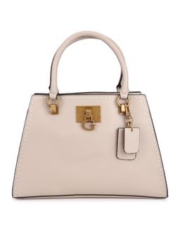Guess - STEPHI GIRLFRIEND SATCHEL Beige Handbag