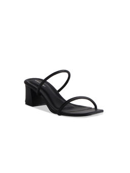 ERIDANI - Solid Black Aster Heels