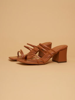 ERIDANI - Julian Tan Wide Strappy Heels