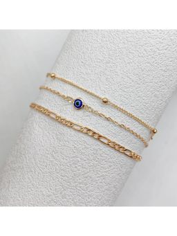 Salty - Women Evil Eye Minimalist Bracelets (Pack of 3)