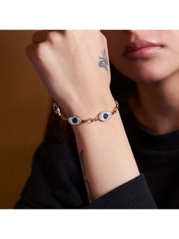 Salty - Women Black and White Evil Eye Bracelet