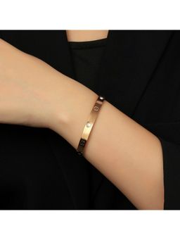 Salty - Women Cartier Love Stone Studded Kada