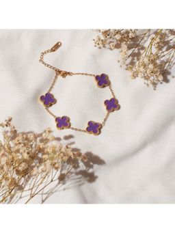 Salty - Women Purple Lucky Irish Bracelet