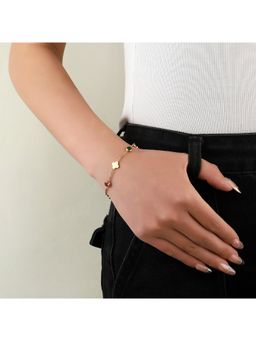 Salty - Women Multi-Color Sparkling Gems and Clover Bracelet