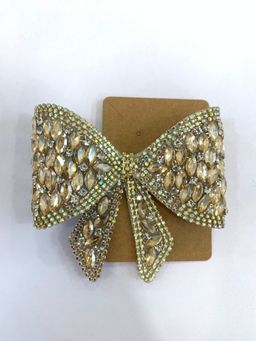 BEAUTY SPOT JEWELLERY - Women Crystal Wing Gold Butterfly Hair Clip