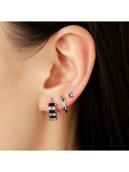 Salty - Women Twilight Stud-Hoop Earrings (Pack of 3)