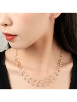 Salty - Women Treasures Stone Studded Necklace Set
