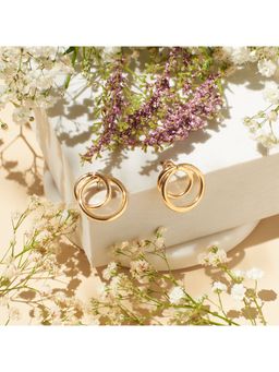 Salty - Women Pixie Golden Stud Earrings