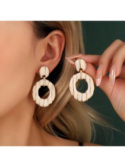 Salty - Women Immaculate White Luxury Drop Earrings
