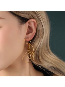 Salty - Women Prismy Luxury Gold Drop Earrings