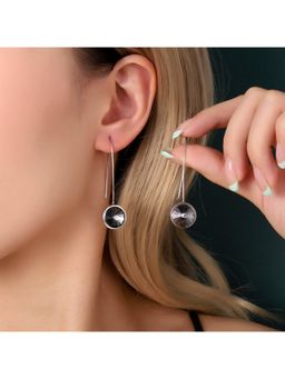 Salty - Women Jubil Luxury Black Drop Earrings